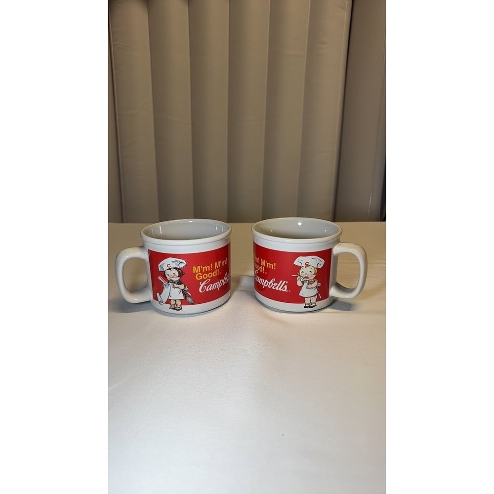 Vintage Campbell's 2004 Soup Kids Ceramic Mug Set